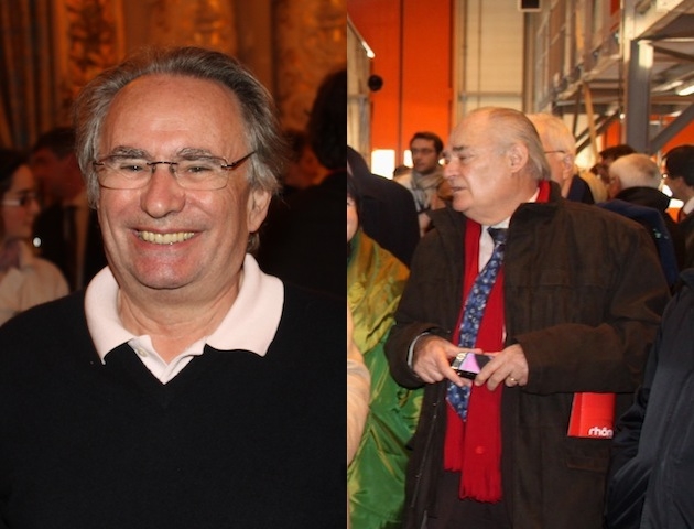 Bernard Rivalta, président du Sytral et son vice-président Georges Barriol - DR