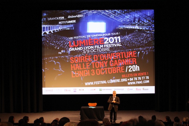Thierry Frémaux lors de la cérémonie de présentation du Festival Lumière 2011 - LyonMag