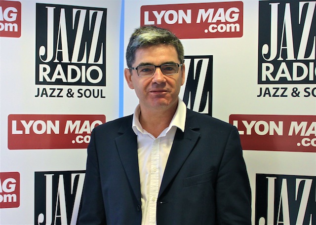 Dominique Delorme jeudi matin dans les studios de Jazz Radio - Jazz Radio/LyonMag