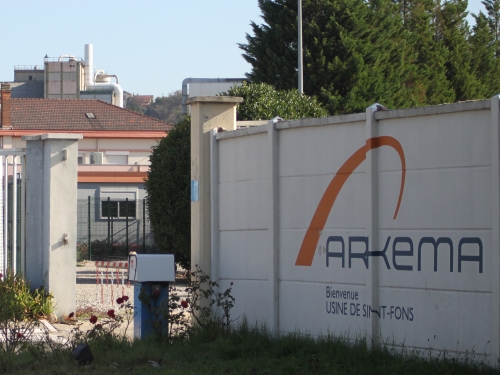 Le site d'Arkéma à Saint-Fons - Photo LyonMag.com