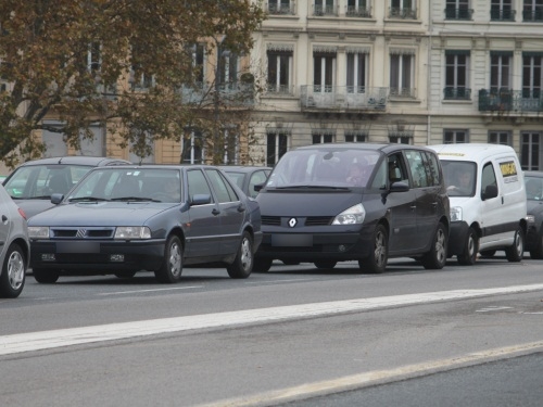 Embouteillage à Lyon - Photo Lyonmag.com