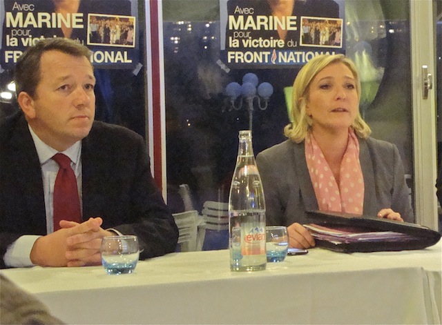 Christophe Boudot et Marine Le Pen - LyonMag