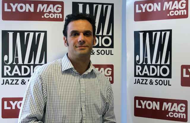 Thomas de Oliveira, directeur du salon international de l'automobile de Lyon, dans les studios de Jazz Radio - JazzRadio/LyonMag dans les studios de Jazz radio