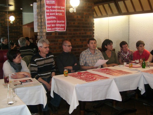 Lutte Ouvrière a présenté ses candidats - Photo Lyonmag.com
