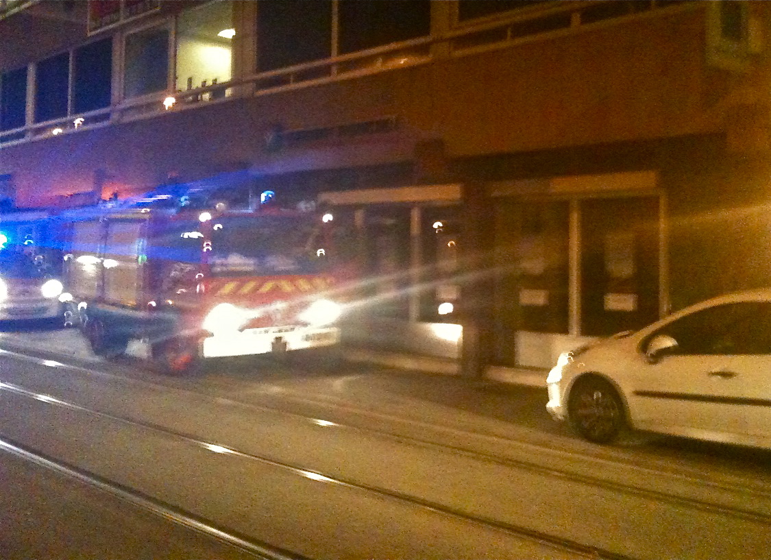 Les pompiers sur place lundi soir rue Servient (Lyon 3e) - LyonMag