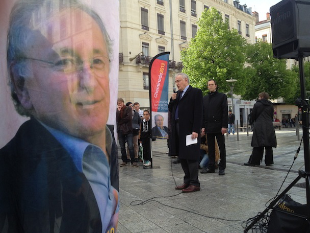 Jacques Cheminade était venu à Lyon lors de la campagne présidentielle - LyonMag
