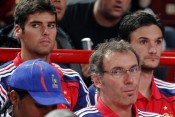 Yoann Gourcuff, Laurent Blanc et Hugo Lloris - DR