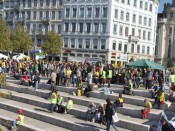 Les anti-nucléaires s'étaient déjà mobilisés à Lyon en octobre dernier - LyonMag.com
