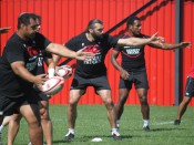 Sebastien Chabal a marqué le premier essai de la rencontre - Photo Lyonmag.com