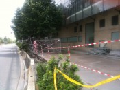 Les lieux de l'accident avenue Tony Garnier - LyonMag.com