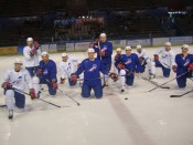 L'équipe de France lors de son dernier passage à la patinoire Charlemagne en mai dernier - LyonMag
