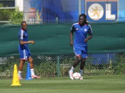 Gomis et Briand à Tola Vologe - Photo Lyonmag.com