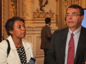 Jean-Jack Queyranne avec Hélène Geoffroy. Photo LyonMag.com