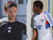 Hugo Lloris et Michel Bastos - Photos Lyonmag.com