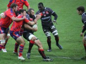 Le Lou Rugby face à Béziers la semaine dernière - Photo Lyonmag.com