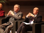 Michel Mercier et Gérard Collomb vendredi soir - LyonMag.com