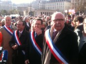 Jacques Remiller (à droite) ici aux côtés d'Hervé Mariton et Philippe Cochet - LyonMag