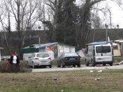 Le camp de Roms de Saint-Fons avant l'incendie- LyonMag.com