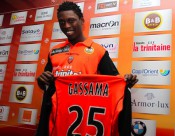 Lamina Gassama avec le maillot du FC Lorient - Photo DR
