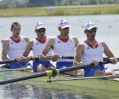 L'équipe du 4 sans barreur éliminée des JO de Londres - Photo AFP/DR