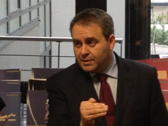 Xavier Bertrand, à Caluire - Photo Lyonmag.com