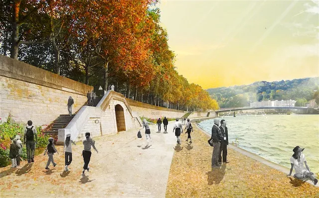 Le Grand Lyon a présenté son projet d’aménagement des rives de Saône