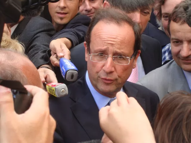 François Hollande à Lyon le 23 mars