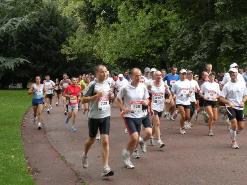 De nombreux participants au marathon du Beaujolais