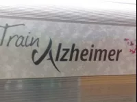 Le train Alzheimer en gare de Perrache