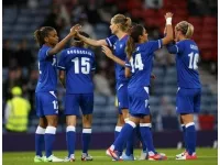 JO Londres 2012 : les filles de l'OL prennent le quart avec les Bleues pour écrire leur histoire