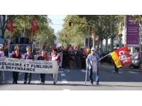Une manifestation des retraités jeudi après-midi à Lyon