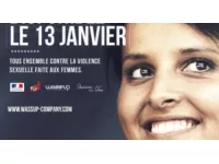 Najat Vallaud-Belkacem dans un clip pour lutter contre la violence faite aux femmes