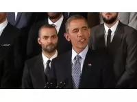 Tony Parker reçu par le président américain Barack Obama
