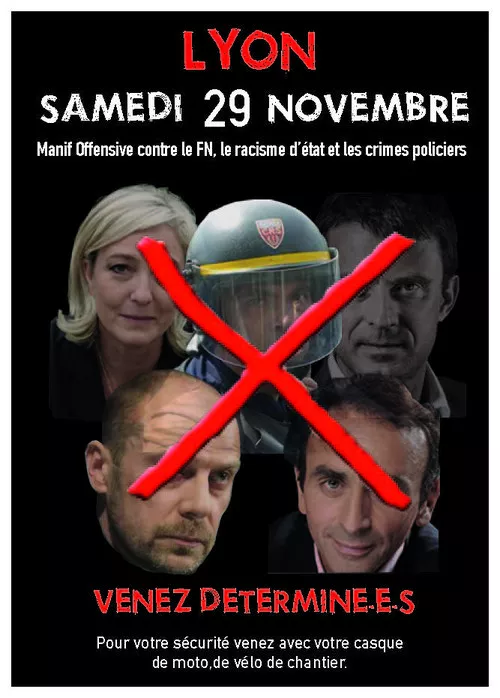 Congrès du FN à Lyon : une manifestation "offensive" en préparation