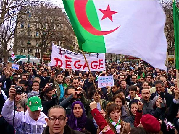 Une manifestation de soutien aux Algériens samedi à Lyon