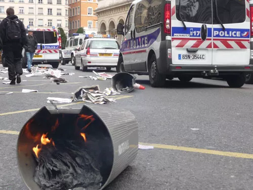 47 personnes interpellées jeudi après de nouveaux incidents à Lyon