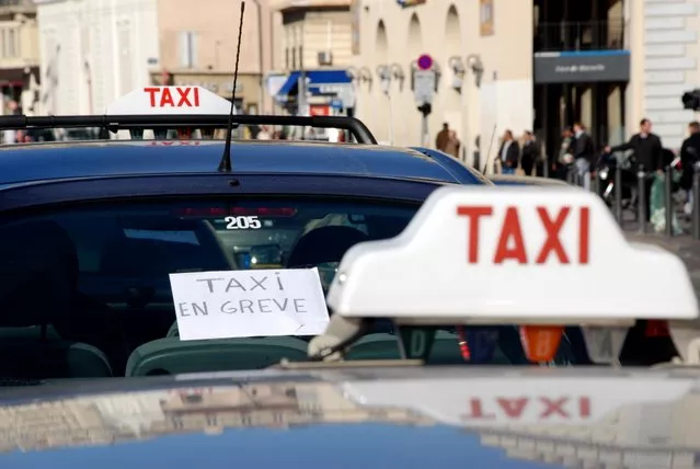 Les taxis de l’aéroport de Lyon mettent fin à leur mouvement