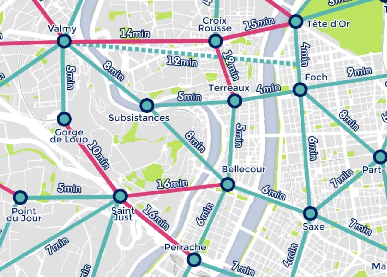 La Ville A Velo Publie Des Cartes De Temps De Deplacement Pour Convertir De Nouveaux Cyclistes