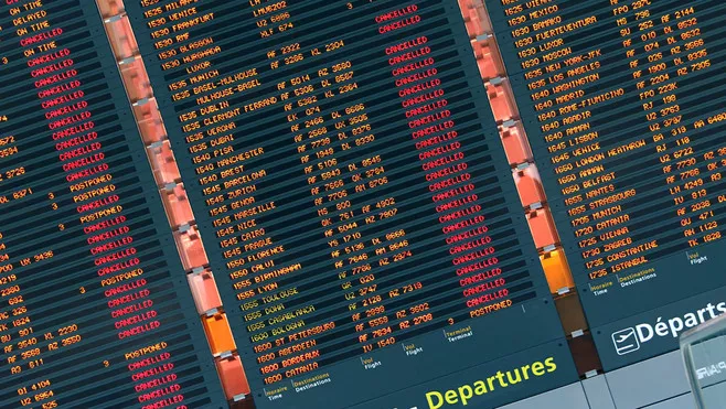Une trentaine de vols supprimés dimanche à l'aéroport de Lyon Saint-Exupéry