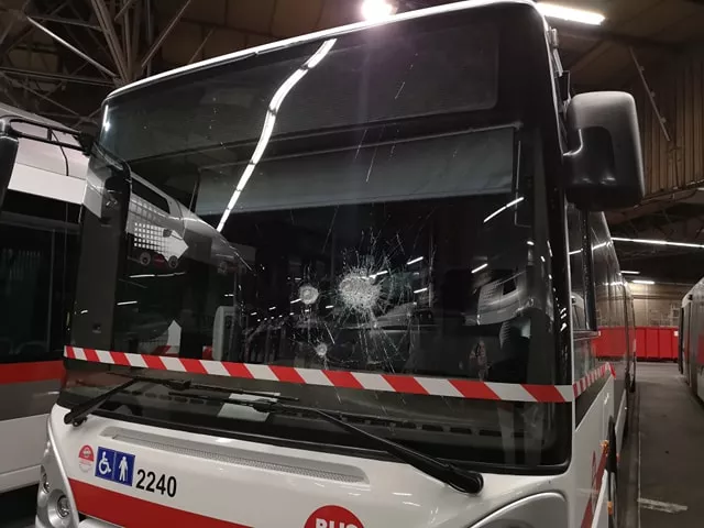Vaulx-en-Velin : caillassages de bus et intrusion dans un dépôt TCL ce mercredi soir