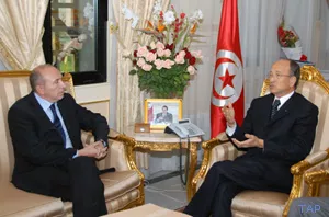 Collomb rencontre le président du Sénat tunisien