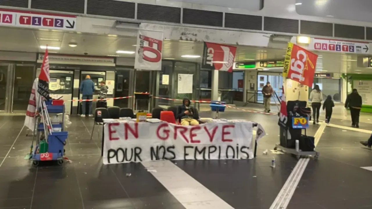 Grève des agents de nettoyage de Perrache : une manifestation est prévue devant la mairie de Lyon