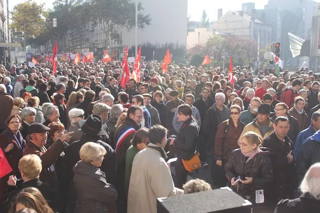 Plus d'un millier de fonctionnaires dans les rues de Lyon mardi