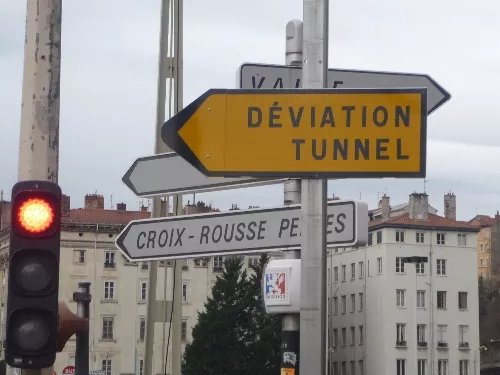 Fermetures de tunnel cette semaine à Lyon