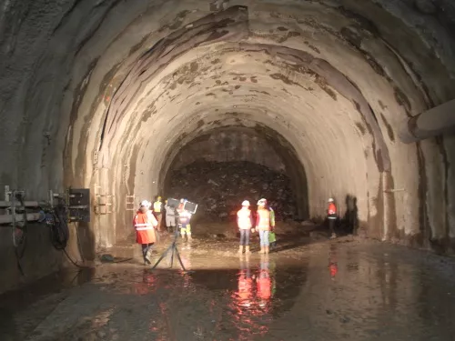Le chantier sous le Tunnel de la Croix-Rousse se poursuit