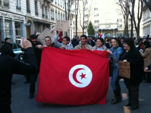 Les Tunisiens de Lyon ont de nouveau manifesté