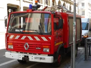 Exclusif : Les pompiers du Rhône manifestent à Lyon