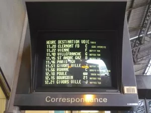 Perturbations dès mercredi 19h à la SNCF