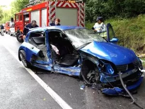 Terrible collision sur la route mercredi matin dans la Loire