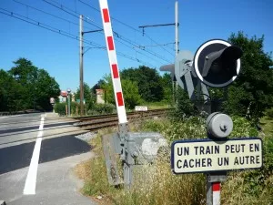 Un accident à un passage à niveau à Balbigny dans la Loire